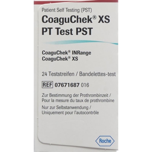 CoaguChek XS PT PST German / Italian / Dutch / French 24 pcs buy online