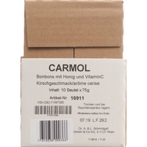 Carmol Lutschbonbons Kirsche Beutel 75g buy online