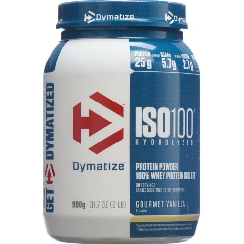 Dymatize Iso 100 Zero Carb Gourmet Vanilla 900g buy online