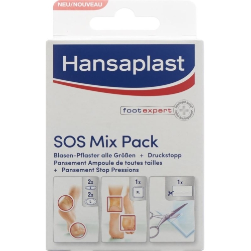 Hansaplast Blasenpflaster SOS Mixpack 6 Stück buy online