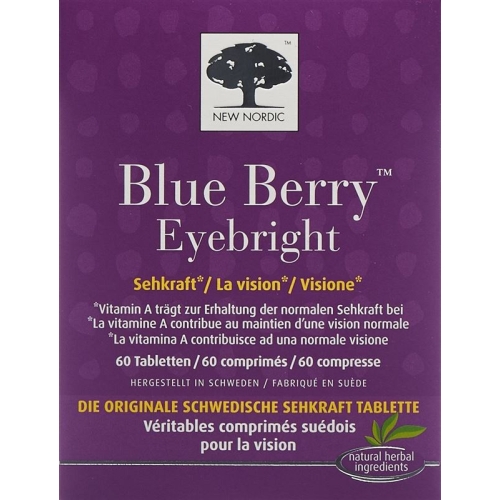 New Nordic Blue Berry Eyebright Tabletten 60 Stück buy online