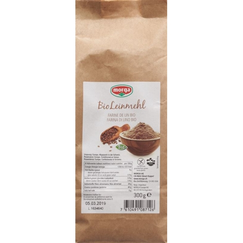 Morga Leinmehl Bio Glutenfrei Beutel 300g buy online