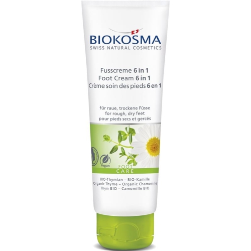 Biokosma Fusspflegecreme 6 In 1 Tube 75ml buy online