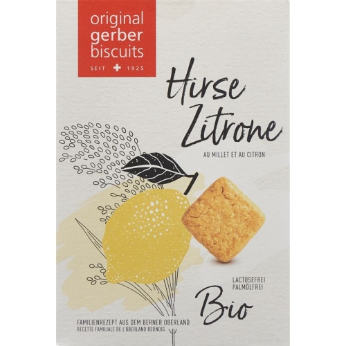 Gerber Hirse Zitrone Biscuits Bio 160g buy online