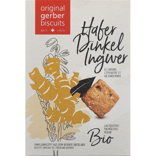 Gerber Hafer Dinkel Biscuits Ingwer Bio 160g buy online