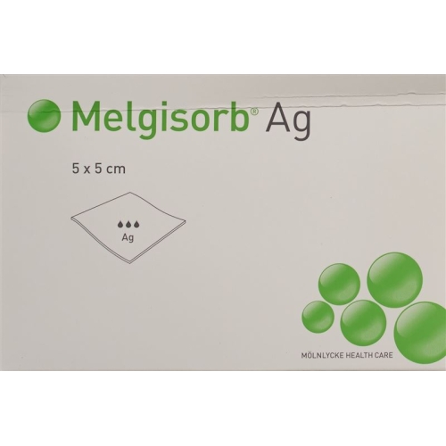 Melgisorb Ag 5x5cm 10 Stück buy online