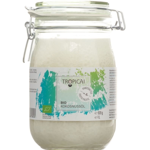 Tropicai Virgin Coconut Oil Bio Glas 1000ml buy online