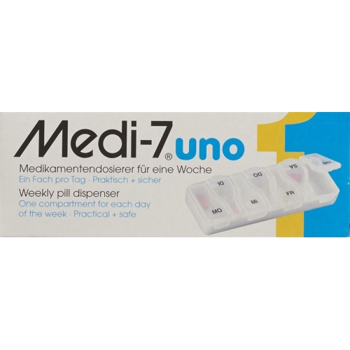 Sahag Medi-7 Uno Medidosierer 7 Tag 1 Fach Weiss D buy online