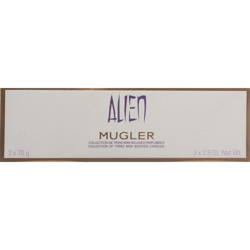 Mugler Alien Coffret Mini Bougies 3x 70g buy online