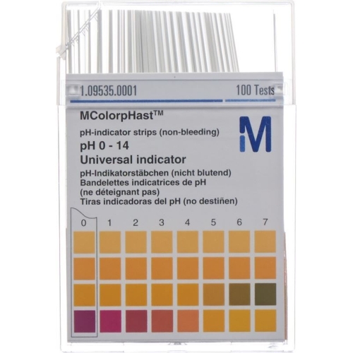 Merck Universal Indikat Staebchen Ph 0-14 100 Stück buy online