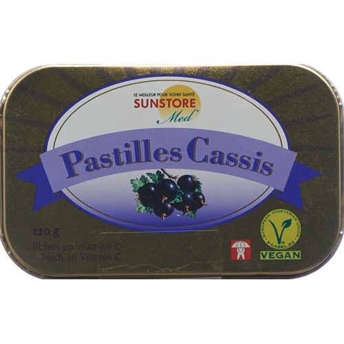 Sunstore Cassis Pastillen Dose 110g buy online