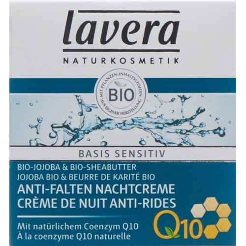 Lavera Anti-Falten Nachtcreme Q10 Basis Sen Neu 50ml buy online