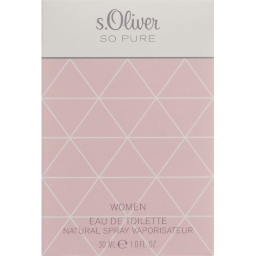 S Oliver So Pure W Eau de Toilette Natural Spray 30ml buy online