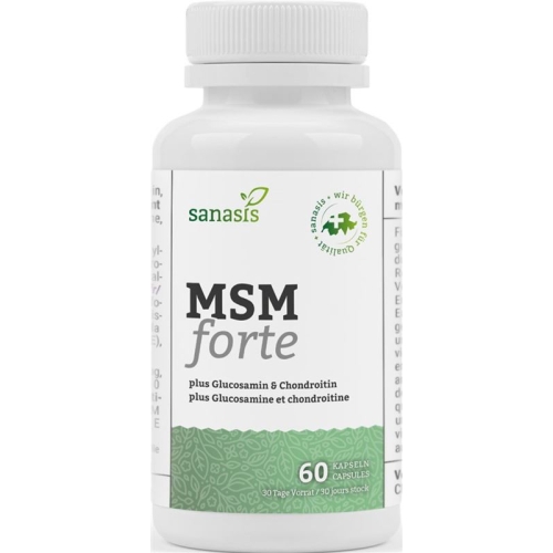 Sanasis Msm Glucosamin & Chondroitin Kapseln 60 Stück buy online