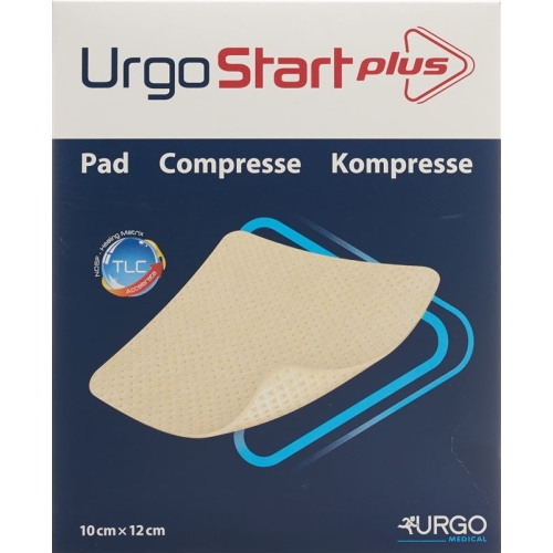 Urgostart Plus Kompresse Wundaufla 10x12cm 10 Stück buy online