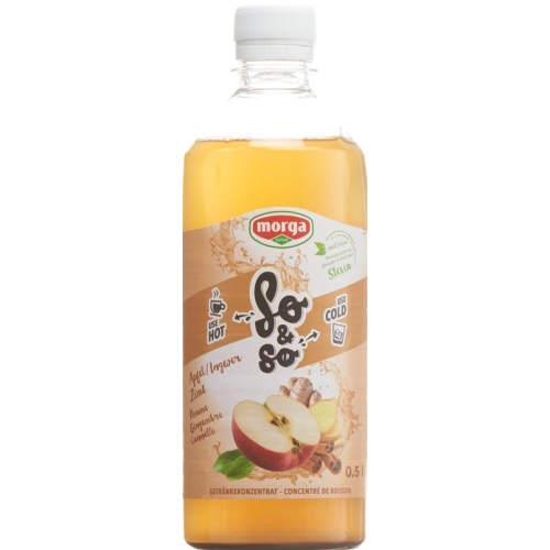 So&so Apfel-ingwer-zimt Konzentrat mit Stevia Flasche 5dl buy online