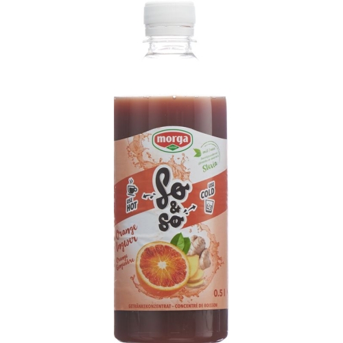 So&so Orange-Ingwer Konzentrat mit Stevia Flasche 5dl buy online