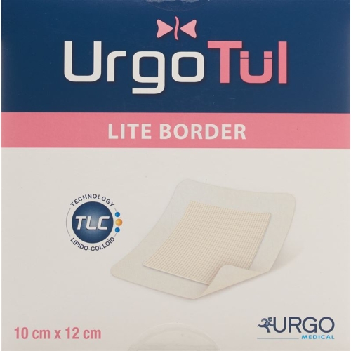 Urgotuel Lite Border Wundauflage 10x12cm 10 Stück buy online