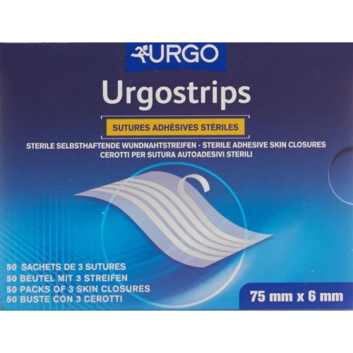 Urgostrips Wundnahtstreifen 75x6mm 50x 3 Stück buy online