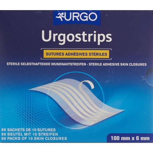 Urgostrips Wundnahtstreifen 100x6mm 50x 10 Stück buy online