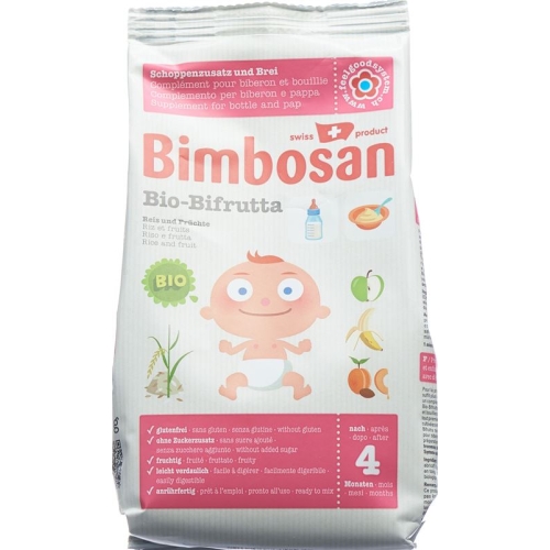 Bimbosan Organic Bifrutta Powder Rice + Fruit Bag 300 buy online