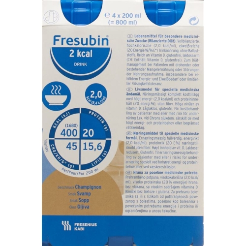 Fresubin 2 Kcal Drink Pilze 4x 200ml buy online