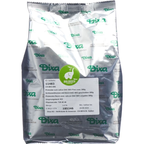 Dixa Schlüsselblumen mit Kelch Dac Bio geschnitten 300 buy online