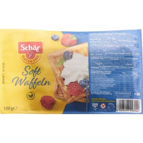 Schär Soft Waffeln Glutenfrei 100g buy online