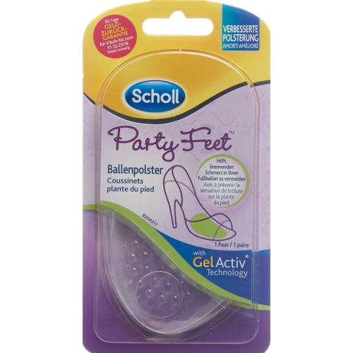 Scholl Party Feet ball pads 1 pair buy online