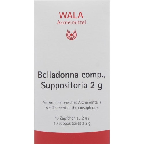 Wala Belladonna Comp Zäpfchen 10x 2g buy online