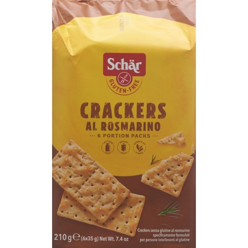 Schär Crackers Al Rosmarino Glutenfrei 210g buy online