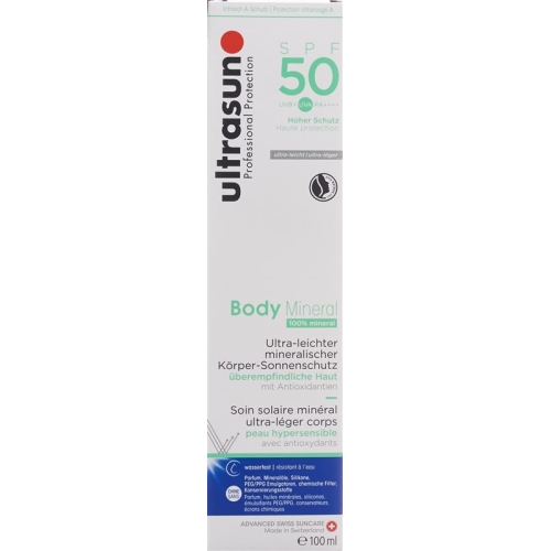 Ultrasun Body Mineral Emulsion SPF 50 Tube 100ml buy online