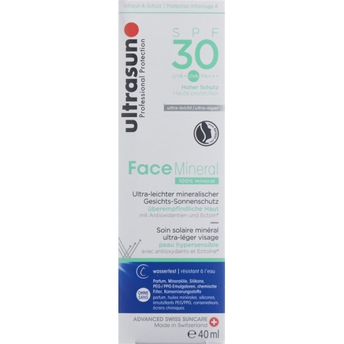 Ultrasun Face Mineral Emulsion SPF 30 tube 40ml buy online