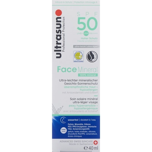 Ultrasun Face Mineral Emulsion SPF 50 tube 40ml buy online