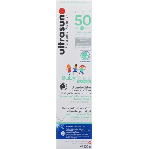 Ultrasun Baby Mineral Emulsion SPF 50 tube 100ml buy online