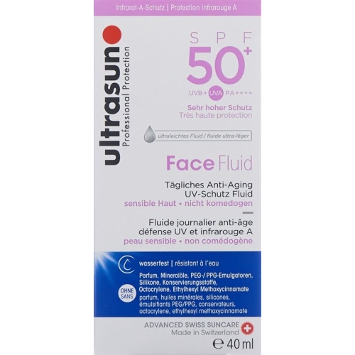 Ultrasun sun protection fluid face SPF 50+ 40ml buy online