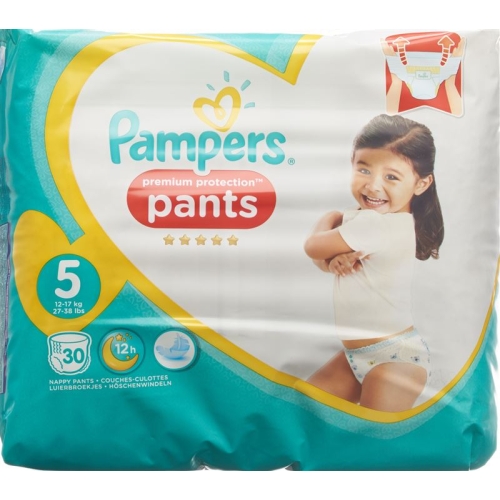 Pampers Prem Prot Pan Grösse 5 12-17kg Jun Spar 30 Stück buy online