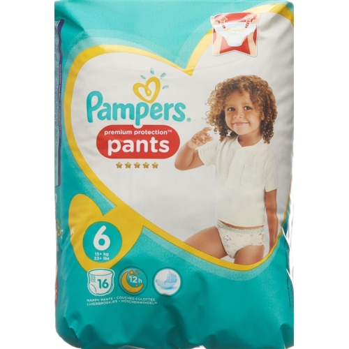 Pampers Prem Prot Pan Grösse 6 15+kg Ex Lar Trag 16 Stück buy online