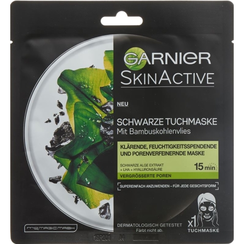 Garnier Skinactive Tissue Mask Charcoal Algae 32g buy online