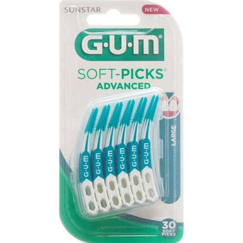 Gum Sunstar Bristles Soft Picks Advanced Large 30 pieces buy online