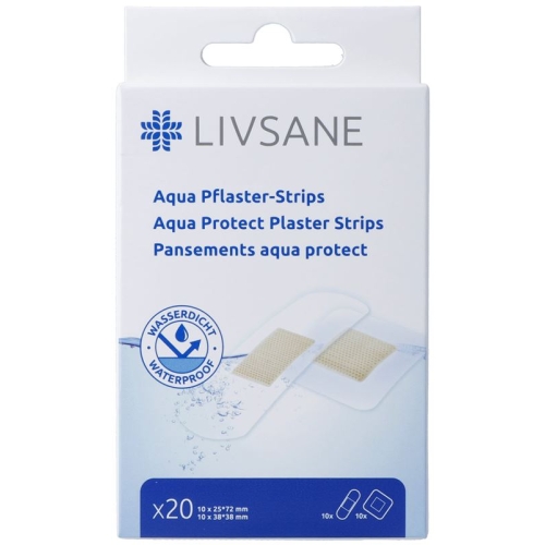 Livsane Aqua Pflaster-Strips 20 Stück buy online