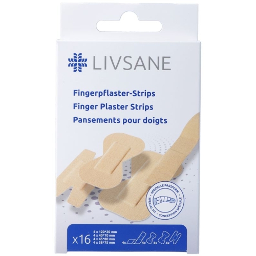 Livsane Fingerpflaster-Strips 16 Stück buy online