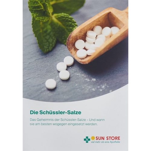 Sunstore Broschüren Schüssler Salz De 50 Stück buy online