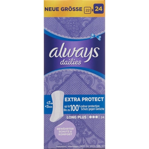 Always Panty Liner Extra Protect Long Plus 24 pieces buy online