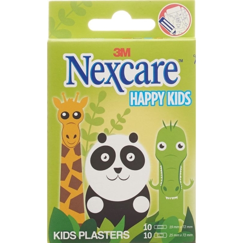 3M Nexcare Kinderpflast Happy Kids Animals 20 Stück buy online