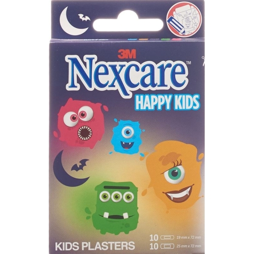 3M Nexcare Kinderpflast Happy Kids Monsters 20 Stück buy online