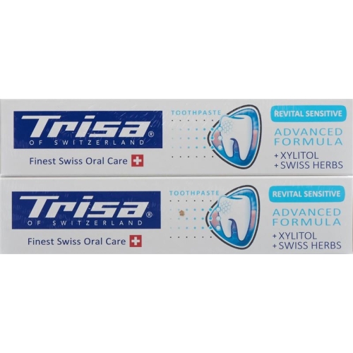 Trisa Zahnpasta Revital Sensitive Duo 2x 75ml buy online