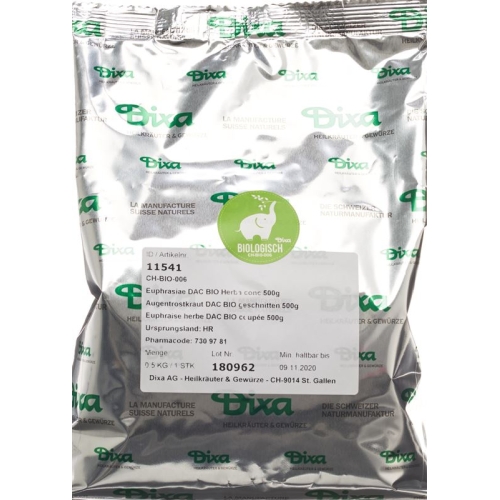 Dixa Augentrostkraut Dac Bio Geschnitten 500g buy online