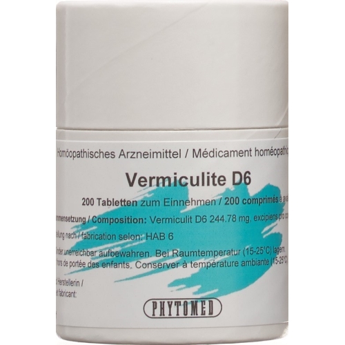 Phytomed Vermiculit Tabletten D 6 Dose 50g buy online