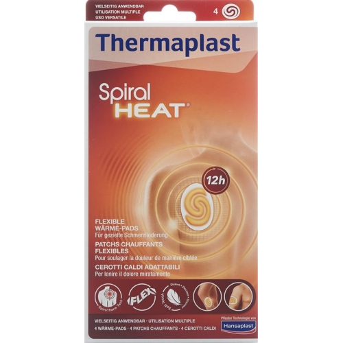 Hansaplast Spiral Heat Wärme-pads Flexibel 4 Stück buy online